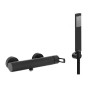 RINGO EXTERNE DUSCHMISCHBATTERIE MIT SET DUSCHE SCHWARZ MATT
