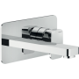 NOBILI LOOP LAVABO MISCELATORE A PARETE S/SCARICO