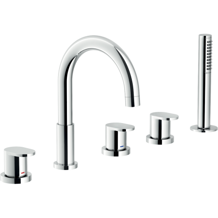 NOBILI UP BORDO VASCA MISCELATORE BATTERIA 5 FORI