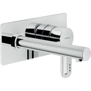 NOBILI NEW ROAD MISCELATORE LAVABO A PARETE L. 15 CM C/PIASTRA