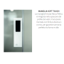NOVELLINI OPERA PH+FH ANGOLO 1 ANTA SCORREVOLE + 1 LATO FISSO MONTANTE CROMO LUCIDO CRISTALLO TRASPARENTE