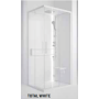 NOVELLINI GLAX 2.0 2P 120X80 CABINA MULTIFUNZIONE APERTURA 1 ANTA SCORREVOLE + 1 LATO FISSO
