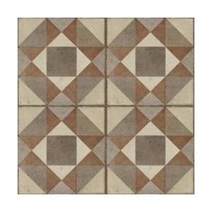RAGNO CERAMICHE OTTOCENTO DECORO TAPPETO 3 AMBRA 20X20