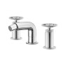 IB RUBINETTERIE BOLD ROUND MISCELATORE BIDET TRE FORI C/SCARICO CLIK CLAK