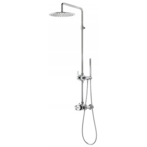 IB RUBINETTERIE BOLD ROUND COLONNA DOCCIA TERMOSTATICA CON KIT DOCCIA