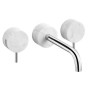 IB RUBINETTERIE MARMO MISCELATORE LAVABO A MURO CON SCARICO CLIK CLAK CM 22