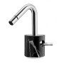 IB RUBINETTERIE MARMO MISCELATORE BIDET TRE COMPLETO DI SCARICO CLIK CLAK NERO