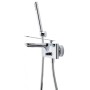 IB RUBINETTERIE K2 MISCELATORE VASCA A MURO CON KIT DOCCIA