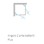 ARBLU DEDALO PLUS ANGOLO 2 BATTENTI
