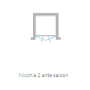 ARBLU DEDALO NICCHIA 2 ANTE SALOON