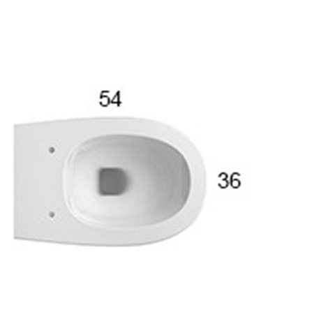 4ALL WC-GARNITUR MULTI 54.36 MIT SOFTCLOSE + BIDET MULTI 54.36 WANDBÜNDIG GLOBO SPA