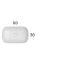 GLOBO T-EDGE LAVABO 60X38 DA APPOGGIO