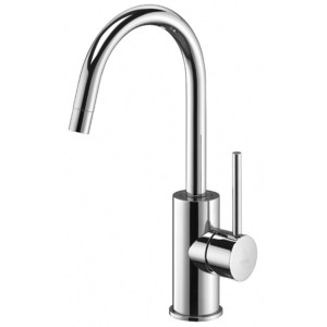 PAFFONI LIGHT MISCELATORE LAVABO C/CANNA ORIENTABILE C/SCARICO AUTOMATICO