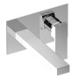 IB RUBINETTERIE RUBACUORI MISCELATORE LAVABO A PARETE - BOCCA 217 MM