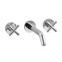 IB RUBINETTERIE WOW MISCELATORE LAVABO A PARETE CON SCARICO