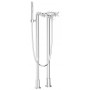 IB RUBINETTERIE WOW MISCELATORE VASCA A TERRA CON KIT DOCCIA