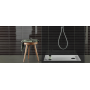 GEBERIT 45 PIATTO DOCCIA RETTANGOLARE/QUADRATO IN CERAMICA BIANCA CON ANTISCIVOLO