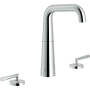 NOBILI LIKID MISCELATORE LAVABO CON PILETTA CLICK CLAK BATTERIA A 3 FORI