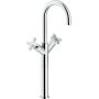 NOBILI LIRA MISCELATORE LAVABO A BACINELLA ALTO CON PILETTA CLICK CLAC