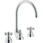 NOBILI GRAZIA LAVABO BATTERIA A 3 FORI CON BOCCA GIREVOLE