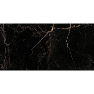 CAESAR ANIMA NERO ATLANTE LUCIDATO 60X120 RETTIFICATO