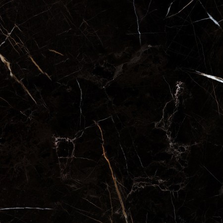 CAESAR ANIMA NERO ATLANTE LUCIDATO 60X60 RETTIFICATO