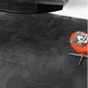 REX CERAMICHE ARDOISE NOIR MATT 80x80 RETTIFICATO 9mm