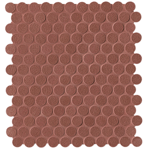 FAP CERAMICHE COLOR LINE COPPER/MARSALA ROUND MOSAICO 29,5X32,5