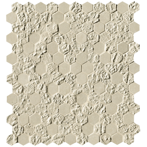FAP CERAMICHE BLOOM BEIGE PRINT ESAGONO MOSAICO 29,5X32,5