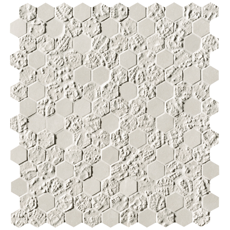 FAP CERAMICHE BLOOM WHITE PRINT ESAGONO MOSAICO 29,5X32,5