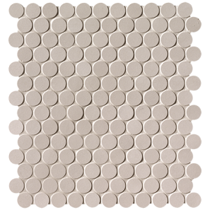 FAP CERAMICHE MILANO&FLOOR BEIGE ROUND MOSAICO MATT 29,5X32,5