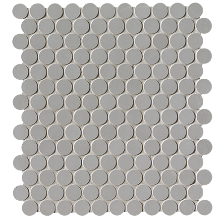 FAP CERAMICHE MILANO&FLOOR GRIGIO ROUND MOSAICO MATT 29,5X32,5