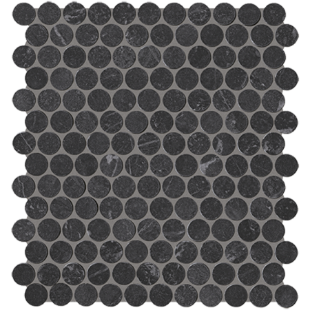 FAP CERAMICHE ROMA GRAFITE ROUND MOSAICO 29,5X32,5