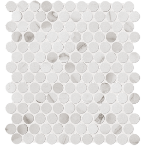 FAP CERAMICHE ROMA STATUARIO ROUND MOSAICO 29,5X32,5