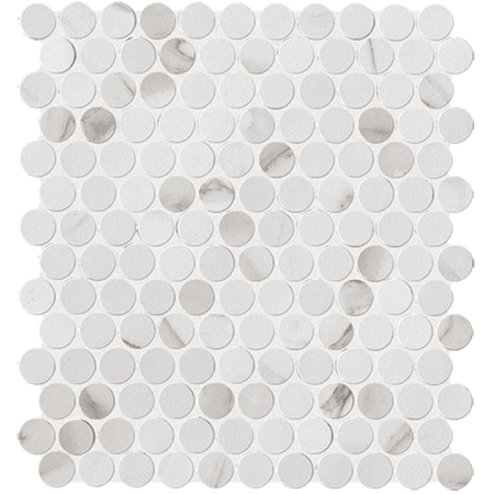 FAP CERAMICHE ROMA STATUARIO ROUND MOSAICO 29,5X32,5