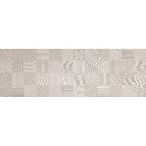 FAP CERAMICHE SHEER 25X75 PLOT WHITE INSERTO MATT