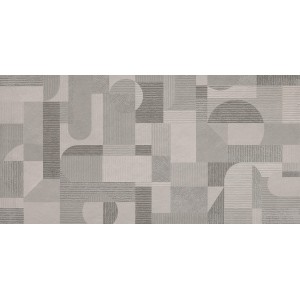 FAP CERAMICHE SHEER 160 PATTERN GREY INSERTO 80X160 RETTIFICATO