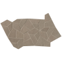 FAP CERAMICHE SHEER TAUPE GRES FLY MOSAICO 25X41,5