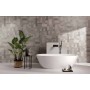 FAP CERAMICHE SHEER 160 PATTERN GREY INSERTO 80X160 RETTIFICATO