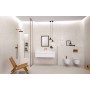 FAP CERAMICHE SHEER 160 LEAVES WHITE INSERTO 80X160 RETTIFICATO