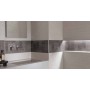 FAP CERAMICHE SHEER 25X75 CANVAS STEEL INSERTO MATT