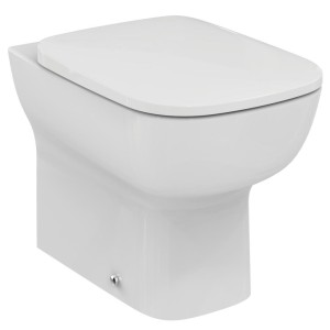 IDEAL STANDARD ESEDRA VASO A TERRA FILO PARETE C/SEDILE SLIM SOFT CLOSE