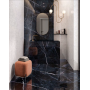 EMILCERAMICA TELE DI MARMO REVOLUTION CALACATTA BLACK FULL LAPPATO 90X180 RETTIFICATO