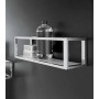 COSMIC THE GRID PORTA SALVIETTE CON MENSOLA/CESTINO CROMO 55cm