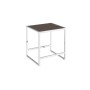 COSMIC THE GRID SGABELLO CROMO/ROVERE SCURO