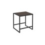 COSMIC THE GRID SGABELLO NERO SATINATO/ROVERE SCURO