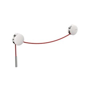 COSMIC DIABOLO PORTASALVIETTE CROMO/ROSSO 20-40cm