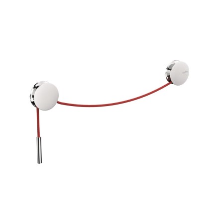 COSMIC DIABOLO PORTASALVIETTE CROMO/ROSSO 20-40cm