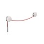 COSMIC DIABOLO PORTASALVIETTE CROMO/ROSSO 20-40cm