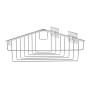 COSMIC DUO SQUARE ANGOLIERA PORTASAPONE DOCCIA CROMO 26cm